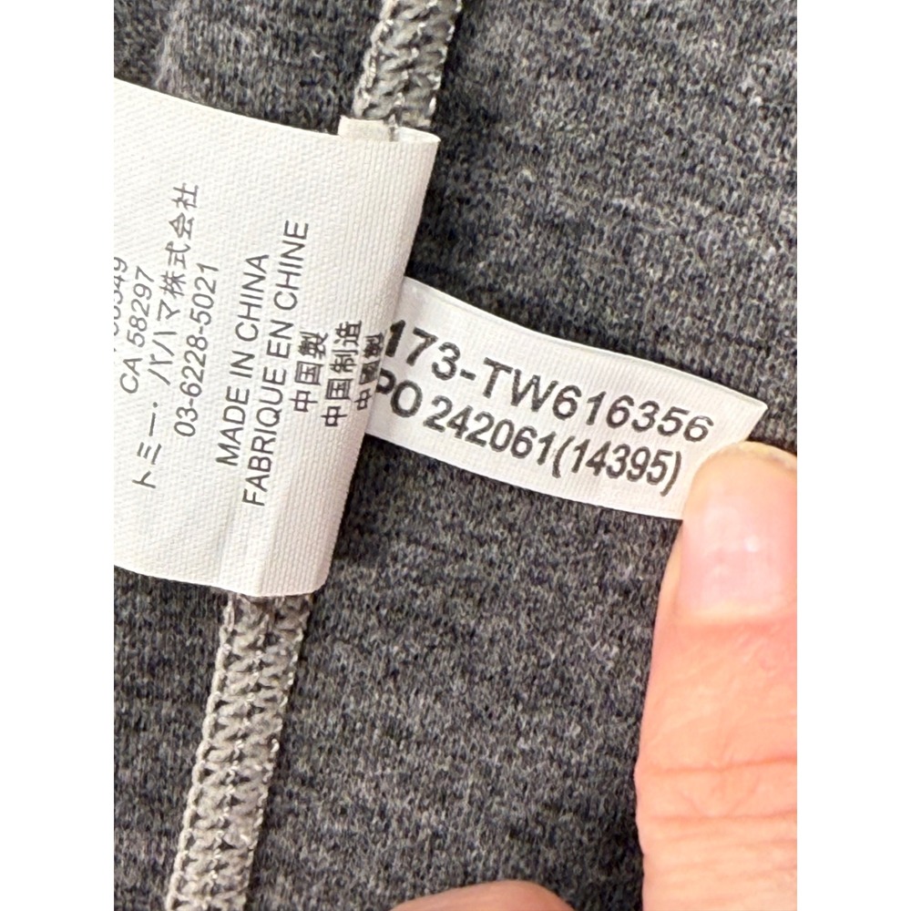 Tommy Bahama Marled Flip Side Reversible 1/4 Zip Dress Silver Streak Heather M - Picture 13 of 15